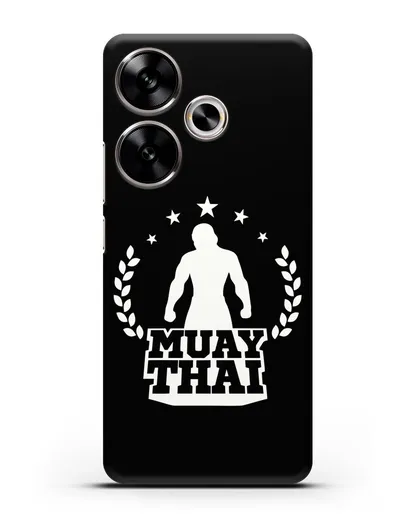 Чехол с логотипом Muay Thai силиконовый для Xiaomi Poco F6