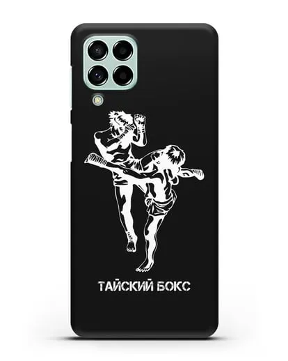 Чехол с бойцами и надписью Тайский бокс силиконовый для Samsung Galaxy M53 [SM-M536]