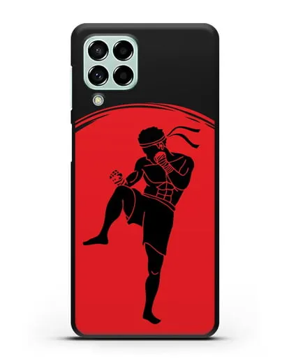 Чехол с изображением бойцом Муай-тай силиконовый для Samsung Galaxy M53 [SM-M536]