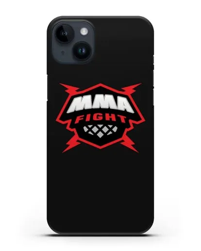 Чехол с логотипом MMA Fight силиконовый для iPhone 14 Plus