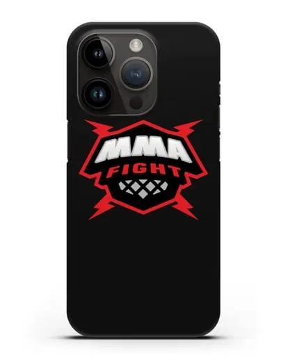 Чехол с логотипом MMA Fight силиконовый для iPhone 14 Pro