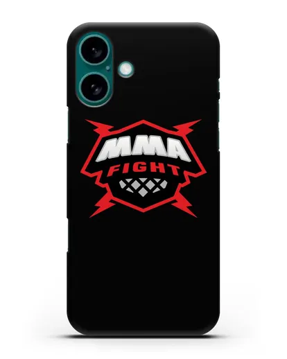 Чехол с логотипом MMA Fight силиконовый для iPhone 16 Plus