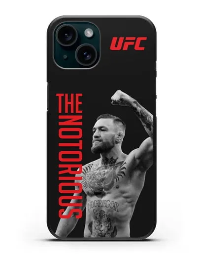 Чехол с изображением Conor McGregor The Notorious силиконовый для iPhone 15