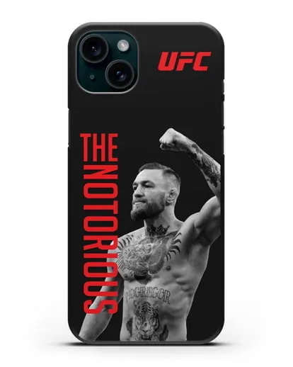 Чехол с изображением Conor McGregor The Notorious силиконовый для iPhone 15 Plus