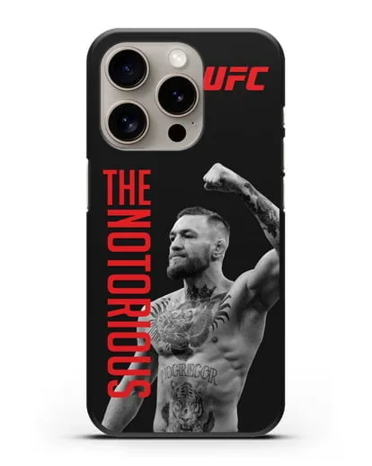 Чехол с изображением Conor McGregor The Notorious силиконовый для iPhone 15 Pro