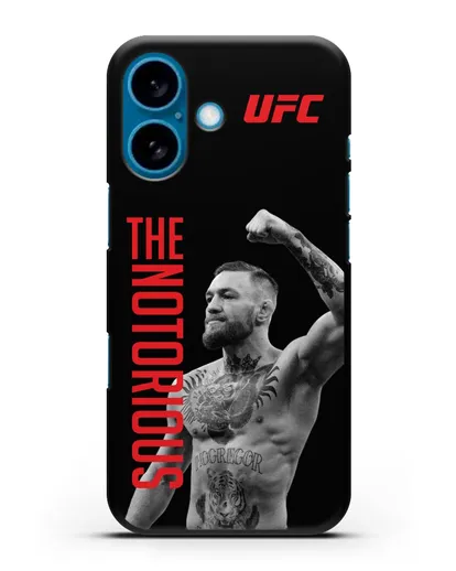 Чехол с изображением Conor McGregor The Notorious силиконовый для iPhone 16
