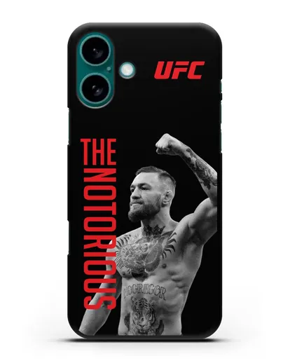 Чехол с изображением Conor McGregor The Notorious силиконовый для iPhone 16 Plus
