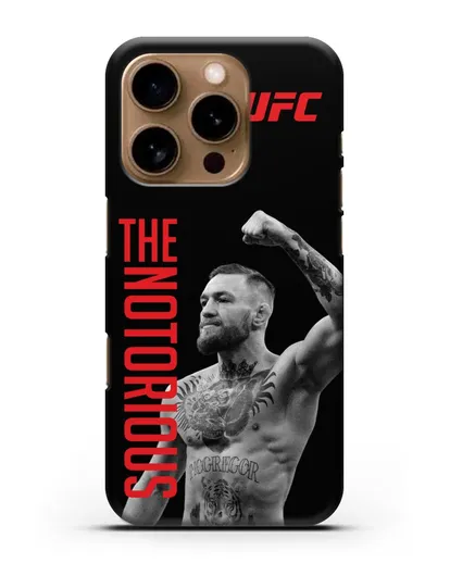 Чехол с изображением Conor McGregor The Notorious силиконовый для iPhone 16 Pro