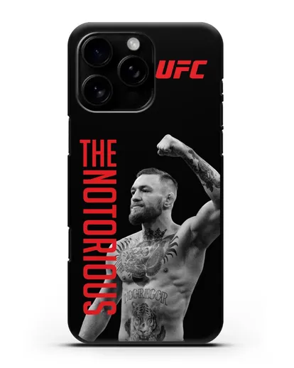 Чехол с изображением Conor McGregor The Notorious силиконовый для iPhone 16 Pro Max