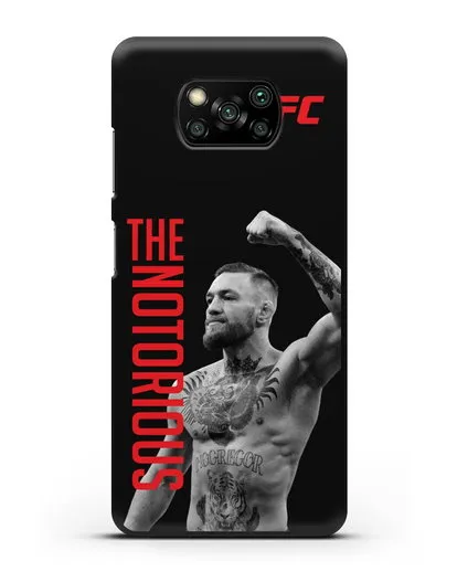 Чехол с изображением Conor McGregor The Notorious силиконовый для Xiaomi Poco X3 Pro