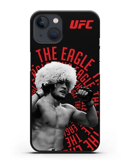 Чехол с изображением Хабиб Нурмагомедов The Eagle силиконовый для iPhone 13