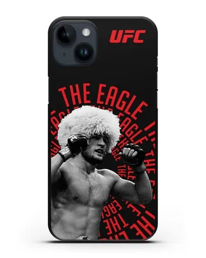 Чехол с изображением Хабиб Нурмагомедов The Eagle силиконовый для iPhone 14 Plus