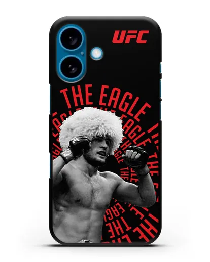 Чехол с изображением Хабиб Нурмагомедов The Eagle силиконовый для iPhone 16