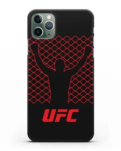 Чехол с символикой UFC силиконовый для iPhone 11 Pro Max