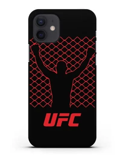 Чехол с символикой UFC силиконовый для iPhone 12