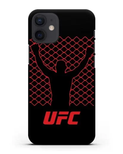 Чехол с символикой UFC силиконовый для iPhone 12 mini