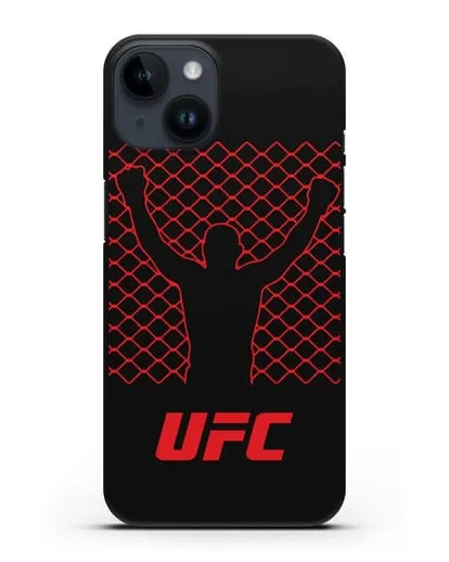 Чехол с символикой UFC силиконовый для iPhone 14
