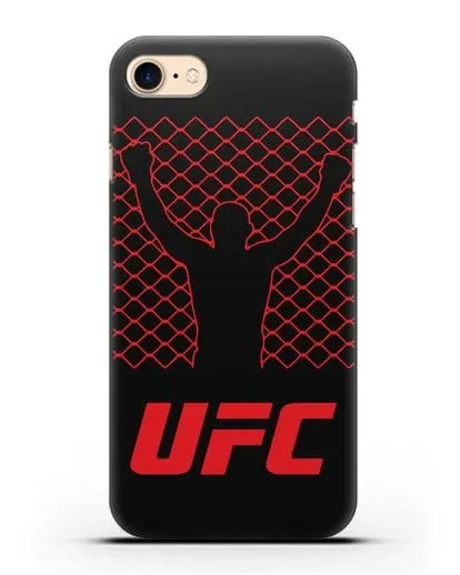 Чехол с символикой UFC силиконовый для iPhone 7