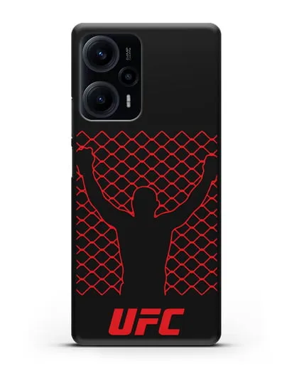 Чехол с символикой UFC силиконовый для Xiaomi Poco F5