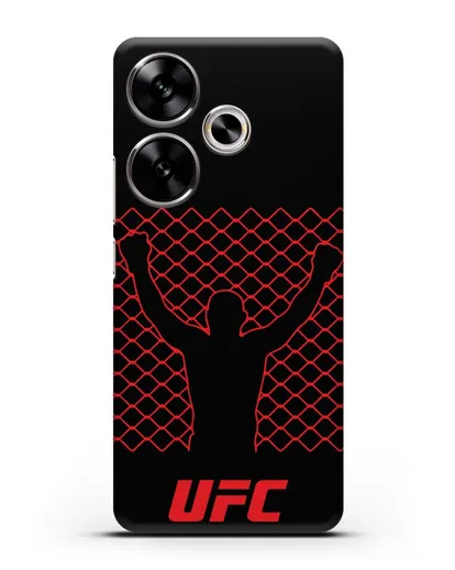 Чехол с символикой UFC силиконовый для Xiaomi Poco F6