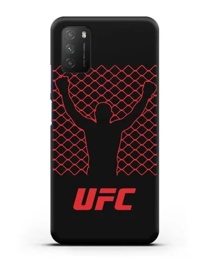 Чехол с символикой UFC силиконовый для Xiaomi Poco M3