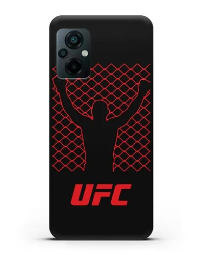 Чехол с символикой UFC силиконовый для Xiaomi Poco M5