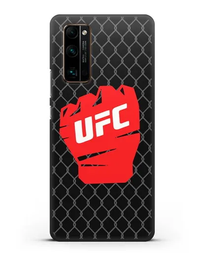 Чехол с изображенем UFC Перчатка силиконовый для Honor 30 Pro