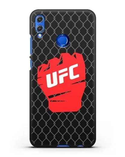 Чехол с изображенем UFC Перчатка силиконовый для Honor 8X
