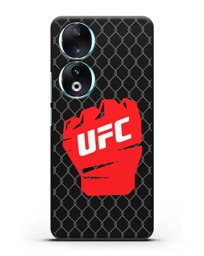 Чехол с изображенем UFC Перчатка силиконовый для Honor 90