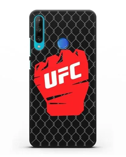 Чехол с изображенем UFC Перчатка силиконовый для Honor 9C