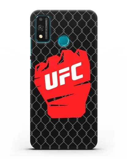Чехол с изображенем UFC Перчатка силиконовый для Honor 9X lite