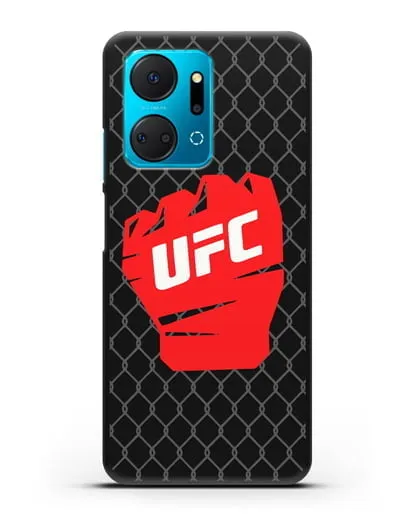 Чехол с изображенем UFC Перчатка силиконовый для Honor X7a Plus