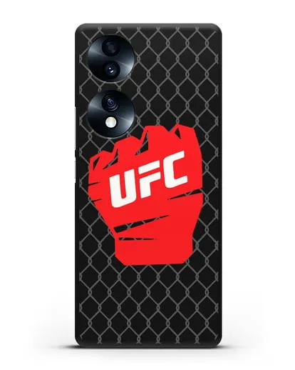 Чехол с изображенем UFC Перчатка силиконовый для Honor 70