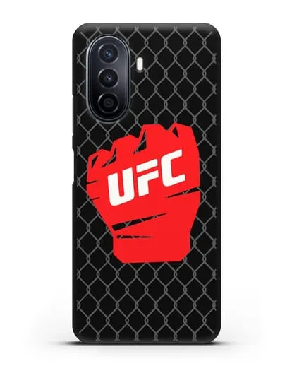 Чехол с изображенем UFC Перчатка силиконовый для Huawei Nova Y70