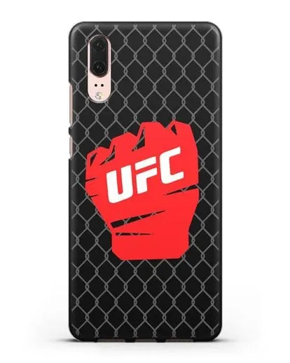 Чехол с изображенем UFC Перчатка силиконовый для Huawei P20