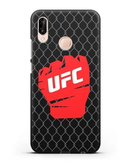 Чехол с изображенем UFC Перчатка силиконовый для Huawei P20 Lite