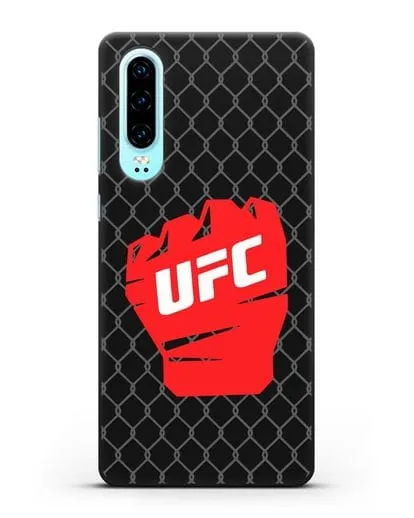 Чехол с изображенем UFC Перчатка силиконовый для Huawei P30