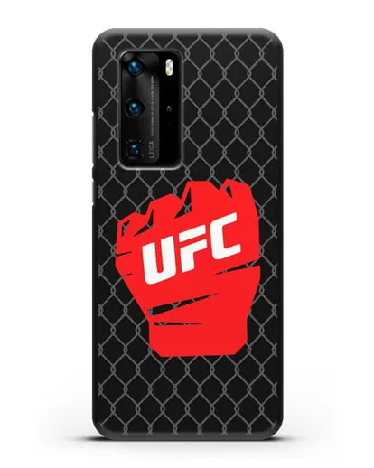 Чехол с изображенем UFC Перчатка силиконовый для Huawei P40 Pro