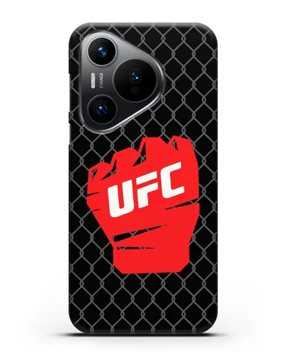 Чехол с изображенем UFC Перчатка силиконовый для Huawei Pura 70