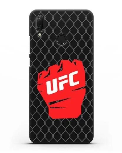 Чехол с изображенем UFC Перчатка силиконовый для Huawei Y9 2019