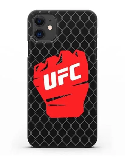 Чехол с изображенем UFC Перчатка силиконовый для iPhone 11