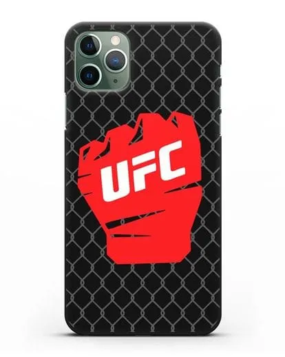 Чехол с изображенем UFC Перчатка силиконовый для iPhone 11 Pro Max