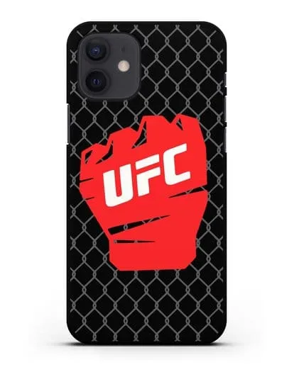 Чехол с изображенем UFC Перчатка силиконовый для iPhone 12