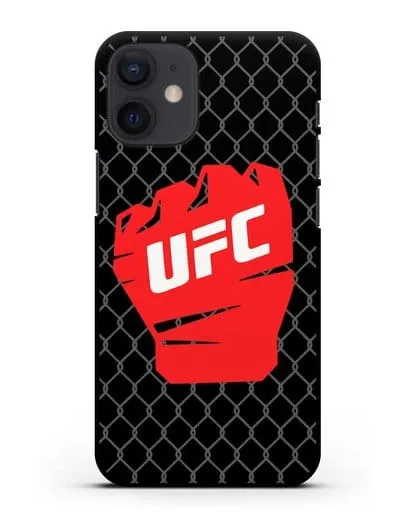Чехол с изображенем UFC Перчатка силиконовый для iPhone 12 mini