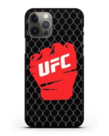 Чехол с изображенем UFC Перчатка силиконовый для iPhone 12 Pro