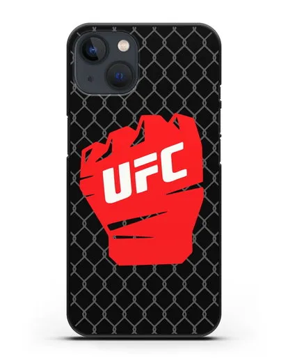 Чехол с изображенем UFC Перчатка силиконовый для iPhone 13 Mini