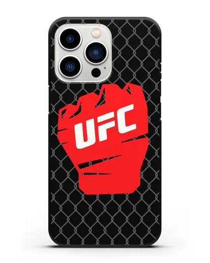 Чехол с изображенем UFC Перчатка силиконовый для iPhone 13 Pro