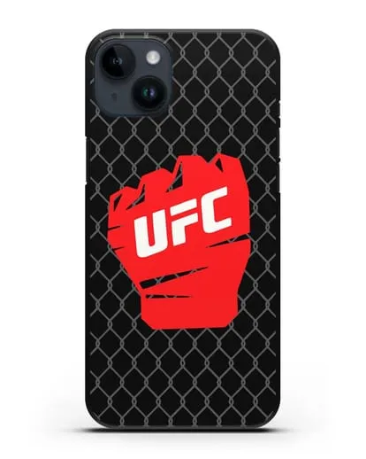 Чехол с изображенем UFC Перчатка силиконовый для iPhone 14 Plus