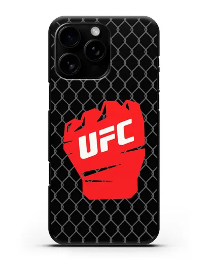 Чехол с изображенем UFC Перчатка силиконовый для iPhone 16 Pro Max