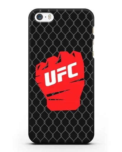 Чехол с изображенем UFC Перчатка силиконовый для iPhone 5/5s/SE